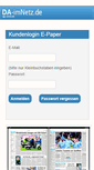 Mobile Screenshot of epaper.da-imnetz.de
